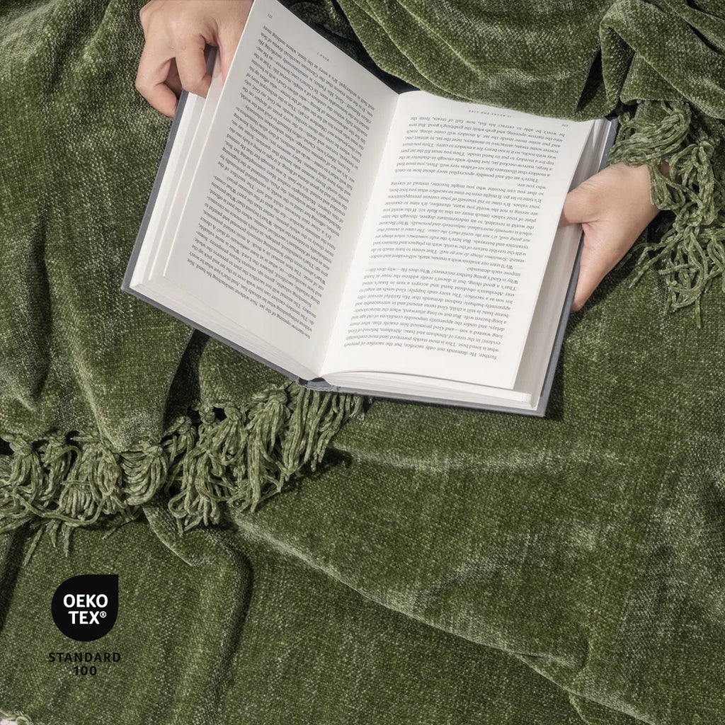 Soft Chenille Throw Blanket